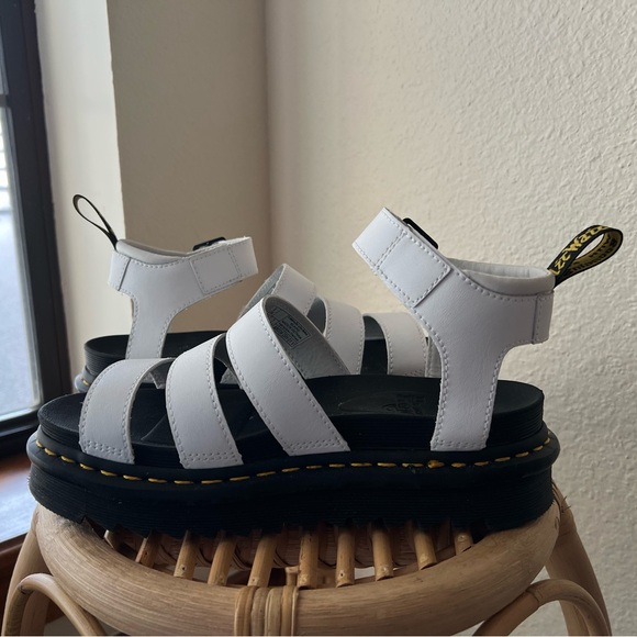 Dr. Martens Blaire Leather Sandals in White (EUC)!! - Picture 8 of 10